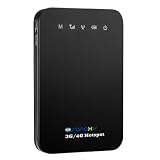 SANOXY 3G/4G Mobile Wireless N Hotspot Router with SIM card slot and Built in High Capacity Rechargeable Battery-IEEE 802.11n HSUPA WiFi Router by SANOXY- Insert SIM Card for Fast Speed Internet, works with T-Mobile SIM cards
