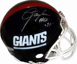 Lawrence Taylor Autographed/Hand Signed New York Giants Replica Helmet HOF 99- JSA Hologram