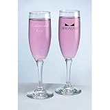 Bridesmaid and Groomsman Heart and Tux Flutes
