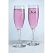 Bridesmaid and Groomsman Heart and Tux Flutes