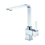 Single Handle Centerset Kitchen Vanity Sink Faucet, Chrome
