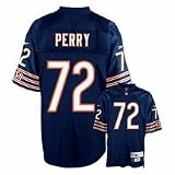William Perry Bears Navy Reebok Premier Jersey