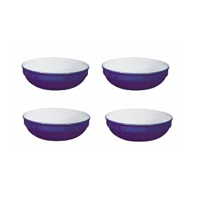 Emile Henry 1-Quart Individual Pasta Bowls, Set of 4, Azur by Emile Henry