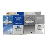2-Pack Black/Color Ink jet Cartridges Set for 10N0016 10N0026 #16 #26 Lexmark...