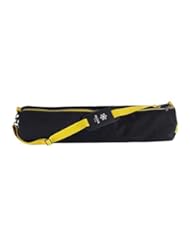 Sports: AVIVA YOGA Yomad Mat Bag - Black Extra Large, Eco-friendly and Highly Functional Canvas Bag with Multi-compartments for Your Yoga Mat & Gear. Great Gift for You / Loved Ones! (Yellow Accents, X-Large) - AVIVA YOGA