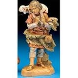 Fontanini 5 Shepherd Gabriel With Lamb Nativity Figurine #72551