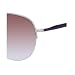 Kate Spade Women's Barrie Aviator Sunglasses,Ruthen and Purple Frame/Red Brown Lens,one size
