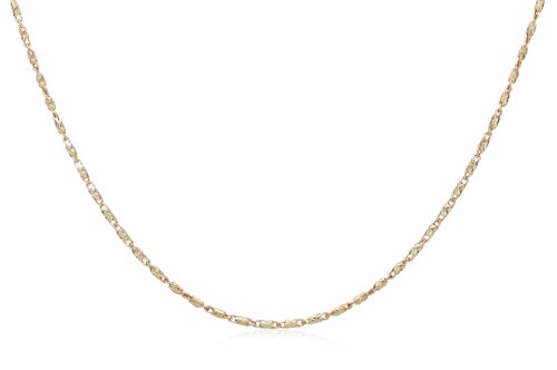 14k Yellow Gold Raso 1.2mm Chain Necklace,18