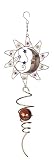 Red Carpet Studios Rustic Element Cyclone Hanging Yard Art, 20-Inch Long, Sun and Moon