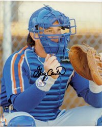 Signed Carter, Gary (New York Mets) 8x10 Photo