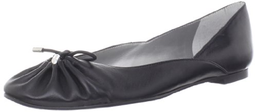 Bandolino Women's Itslove Flat,Black Leather,7.5 M US