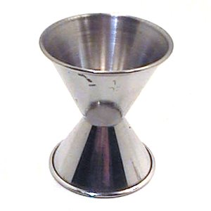 3 4 X 1 Ounce Stainless Steel Bar Jigger (04-0344) Category: Bar Jiggers by AMERICAN METALCRAFT,INC