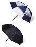 31pBVdj2rcL. SL160  Totes Vented Canopy Auto Open Golf Stick Umbrella, Black