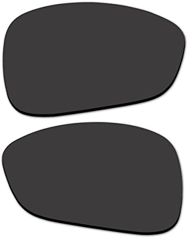 Replacement Black Polarized Lenses for Oakley Montefrio (Square O, Stretchline) Sunglasses