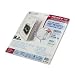 Tabbed Index Top Loading Sheet Protector, Poly, Clear Tabs, 8 Tab Set CLI05587