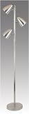 Grandrich G-1107 Three Light Tree Lamp in Satin Steel