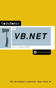 CodeNotes for VB.NET (Codenotes Series)