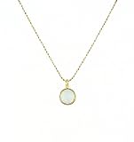 Necklace - N169 - Swarovski (tm) Crystal Drop (10mm / 3/8) ~ Opal