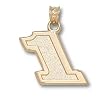 Driver Number 1 Medium 3/4" Charm/Pendant -14K/10K, Stainless Steel or Gold Plated