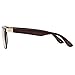 JULI Mens Womens Fashion Wayfarer Wood Bamboo Printed Black Frame Pink Lens Wrap 52MM Sunglasses 4195WN