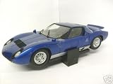 Diecast Model Lamborghini Miura P400 in Metallic Blue (1:18 scale)