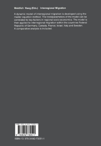 Interregional Migration: Dynamic Theory and Comparative Analysis