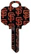 San Francisco Giants Schlage SC1 House Key