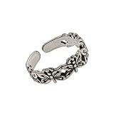Eve's Addiction Band of Butterflies Sterling Silver Toe Ring