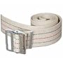 Prestige Medical 621-wht Cotton Gait Belt with Metal Buckle White