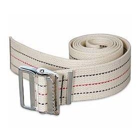 Prestige Medical 621-wht Cotton Gait Belt with Metal Buckle White
