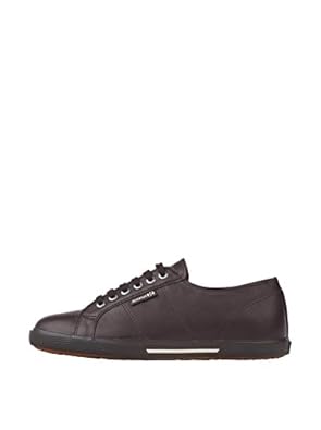 SUPERGA Baskets Homme Sneakers en cuir marron