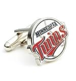 Minnesota Twins Cufflinks - MLB Baseball Sports Themed Formal Wear