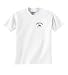 Personalized custom embroidered swimming design on t-shirt