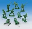 144 CLASSIC TOY SOLDIERS - ONE SINGLE SEALED BAG of Assorted Green Combat Positions - LOTS of FUN