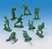 144 CLASSIC TOY SOLDIERS - ONE SINGLE SEALED BAG of Assorted Green Combat Pos..._s-1