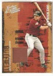 2005 Leather and Lumber Materials Jersey #85 Lance Berkman - Houston Astros (Piece of Authentic Jersey Serial #'d to 250) (Baseball Cards)