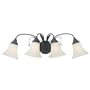 Thomas Lighting SL7434-63 Athena - Four Light Wall Sconce, Painted Bronze Finish with Soft Mottled Scavo Glass