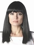 Adult Sexy Long Black Cleopatra Halloween Costume Wig Adult