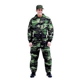 MENS CAMOUFLAGE INSULATED COVERALLS by Out In Style, Inc.