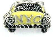 Taxi Pin by Judith Jack