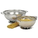 RSVP Precision Pierced Stainless-Steel 5-Quart Colander