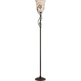 Quoizel MY9472ML Monterrey Mosaic Light Torchiere Floor Lamp, Malaga