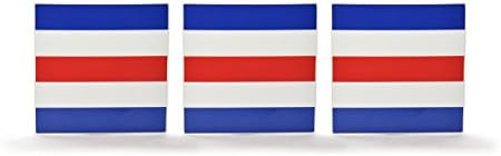 Signal Flag Stuff - Letter C Charlie Decal, 3 Inch Square, 3-Pack