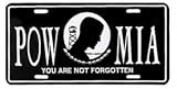 POW MIA License Plate