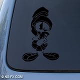 MARVIN THE MARTIAN - Car, Truck, Notebook, Vinyl Decal Sticker #1021 | Vinyl Color: Black