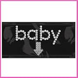 Baby Below Iron-On Rhinestone Decal