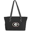 University of Georgia Purse Bag Black 14.5" X 8.5"