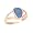 14K Freeform Australian Opal Ring Size:6