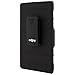 ZTE Grand X Max Case / ZTE Grand X Max+ Case, CellJoy [Full Body Armor] {Black} ZTE Grand X Max Z787 / Z987 **ShockProof** Protection Hybrid Case **Kickstand** [Locking Swivel Belt Clip Holster Combo]