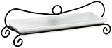 17-Inch Rectangular Dish with Iron Rack